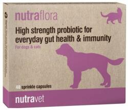 Nutravet Nutraflora 48 Capsule probiotice caini si pisici, sustinere intestinala si imunitara