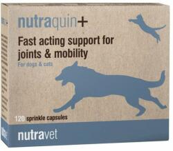 Nutravet Nutraquin+ 120 capsule caini si pisici, suport actiune rapida articulatii si mobilitate