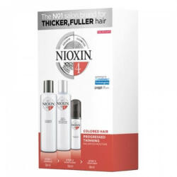Nioxin Ajándékkészlet festett, jelentősen ritkuló hajhoz System 4
