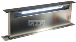 Sirius - Páraelszívó S-DD2 TC/L EM 58 LED fekete üveg/inox