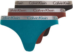 Calvin Klein 3 PACK - női tanga alsó QD3560E-IIL XS