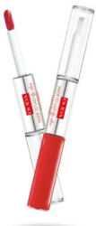 PUPA Hosszantartó folyékony ajakrúzs Made To Last Lip Duo (Liquid Lip Colour) 2 x 4 ml 018 Imperial Red