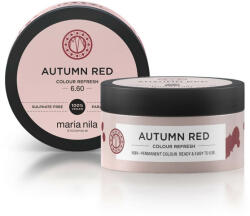 Maria Nila Autumn Red gyengéd, tápláló hajmaszk színpigmentek nélkül (Colour Refresh Mask) 100 ml