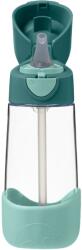 b.box Бутилка със сламка b. box - Tritan, Emerald forest, 450 ml (BX500307) - ozone