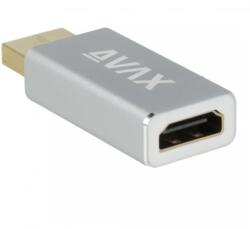 AVAX HDMI 2.1 DisplayPort 2.0 Átalakító Szürke 3cm AD902 (AD902)