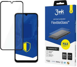 3mk Folie de protectie Ecran 3MK FlexibleGlass Max pentru Samsung Galaxy A25 A256, Sticla Flexibila, Full Glue, Neagra (fol/ec/3mk/fl/sga/st/fu/ne) - pcone
