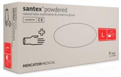 Mercator Medical Santex latex púderes gumikesztyű (100 db/doboz) L méret