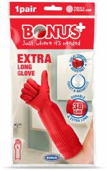 Bonus extra hosszú (38cm) vastag gumikesztyű, M