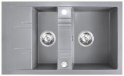 FDesign Carioca chiuvetă din granit 79x48 cm gri/grafit/onix FD9-15-4879-44 (FD915487944) Chiuveta