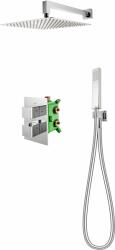 FDesign Stabilla set de duș ascuns cu termostat cu duș de ploaie crom FD1-TS08-7SET1-11 (FD1TS087SET111)