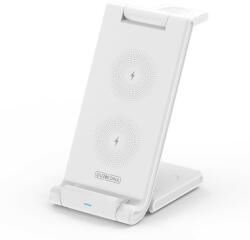 DUZZONA Incarcator wireless Duzzona 15W compatibil Apple White (6934913030769)