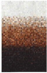 KONDELA Bőr szőnyeg Type 7 140x200 cm - patchwork mintás
