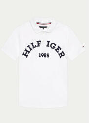 Tommy Hilfiger Tricou polo Monotype 1985 Arch KB0KB08855 Alb Regular Fit