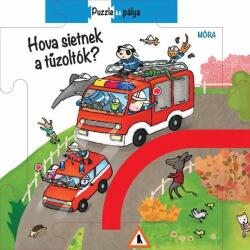 Móra Könyvkiadó Carte interactivă cu pompieri în limba maghiară (9789636034122) Carte de colorat