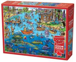 Cobble Hill 1000 db-os puzzle - DoodleTown - Gone Fishing (44503)