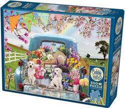 Cobble Hill 500 db-os puzzle - Country Truck in Spring (45060) (45060)