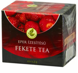 Herbária Fekete tea epres - 10 filter - vitaminbolt