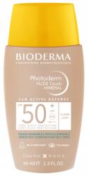 BIODERMA Fluid Photoderm Nude Touch Mineral, SPF50+, Deschis, 40 ml, Bioderma