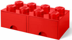 LEGO® Cutie depozitare LEGO 2x4 cu sertare, rosu (40061730) - brickdepot