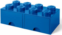 LEGO® Cutie depozitare LEGO 2x4 cu sertare, albastru (40061731) - brickdepot