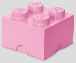 LEGO® Cutie depozitare LEGO 2x2 roz deschis (40031738) - brickdepot
