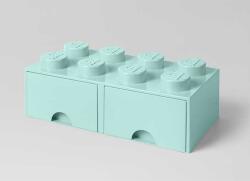 LEGO® Cutie depozitare LEGO 2x4 cu sertare, aqua (40061742)