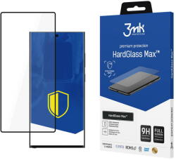 3mk Folie de protectie Ecran 3MK HardGlass Max pentru Samsung Galaxy S24 Ultra S928, Sticla Securizata, Full Glue, Neagra (fol/ec/3mk/ha/sgs/st/fu/ne) - pcone