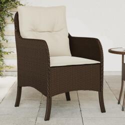 vidaXL 2 db barna polyrattan kerti szék párnával (365146) - vidaxl