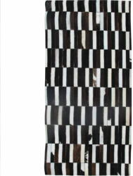 KONDELA Bőr szőnyeg típus 6 69x140 cm - patchwork minta