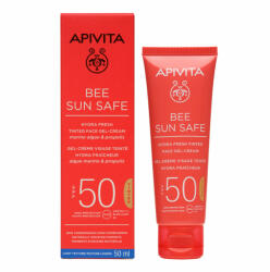 APIVITA - Crema-gel protectie solara Hydra Fresh Tinted SPF50, Apivita, 50ml