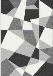 KONDELA Sanar szőnyeg 67x120 cm - fekete / szürke / fehér