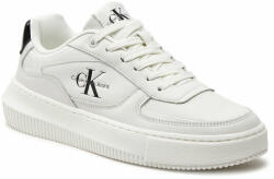 Calvin Klein Sneakers Calvin Klein Jeans Chunky Cupsole Low Lth Ml Meta YW0YW01410 Bright White/Black 01W