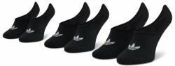 adidas Set 3 perechi de șosete scurte unisex adidas No-Show Socks 3P FM0677 Negru