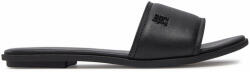 Tommy Hilfiger Şlapi Tommy Hilfiger Pop Color Mule Sandal FW0FW07936 Black BDS