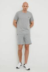 Boss pizsama póló szürke, férfi, nyomott mintás - szürke XL