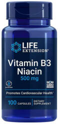 Life Extension Vitamin B3 (Niacin) 500 mg (100 Capsule Vegetale)