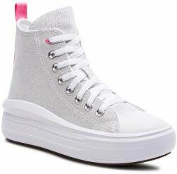 Converse Teniși Converse Chuck Taylor All Star Move Platform Sparkle A06332C White/Oops Pink/White