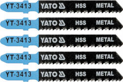 YATO Dekopírfűrészlap fémre T-befogással 12TPI 75/1, 0 mm HSS (5 darab) (YT-3413)