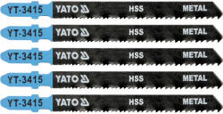 YATO Dekopírfűrészlap fémre T-befogással 24-10TPI 100/1, 0 mm HSS (5 darab) (YT-3415)