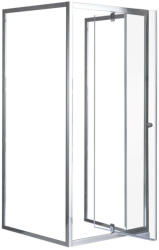 Leziter Flexi 80x80 cm falsíkra szerelhető szögletes zuhanykabin zuhanytálca nélkül (LF011_LF1280)