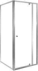 Leziter Flexi 90x90 cm sarokba szerelhető szögletes zuhanykabin zuhanytálca nélkül (LF011_LF1290S)