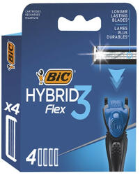 BIC Borotvafej BIC Hybrid Flex3 mozgófejes mozgópengés 4 darab/bliszter (921180)