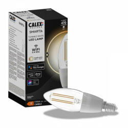 Calex E14 SMART WiFi LED gyertyakörte 4, 5W 470lm TUYA Filament CL CALEX (CSMARTW00710)