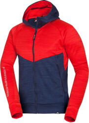 Northfinder Hanorac fleece barbatesc pentru trekking alpinism si drumetii Ken redblue (107828-430-106)