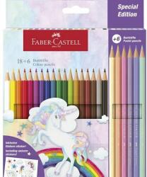 Faber-Castell Faber-Castell színes ceruza 18+6db-os kastélyos unikornis