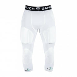 Gamepatch Padded 3/4 Tights with Full Protection White L (PTFP02-001-L)