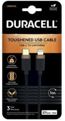 Duracell USB-C kábel Lightninghoz 1m (fekete) - bluedigital - 9 590 Ft