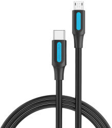 Vention USB-C 2.0 és Micro-B 2A kábel 2m Vention COVBH fekete
