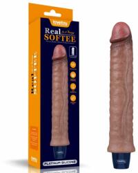 Lovetoy Vibrator 9.5" REAL SOFTEE Rechargeable Silicone (24.5cm) Vibrator