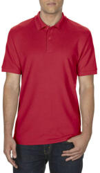 Gildan DryBlend férfi galléros póló dupla piké anyagból, Gildan GI75800, Red-S (gi75800re-s)